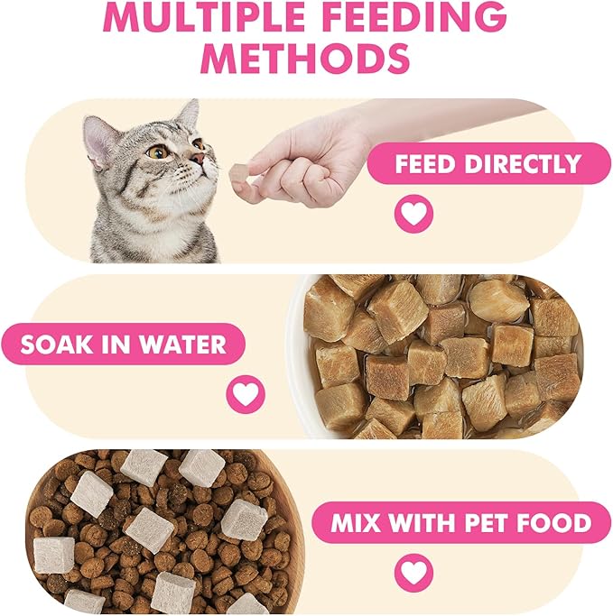 Freeze Dried Dog & Cat Treats – Single Ingredient Duck Breast, High Protein Training Treats & Food Topper, 9.9 oz