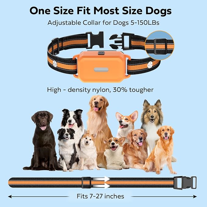 Shock Collar for Dogs 2 Pack (5–150Lbs), 4400FT Waterproof 2 Dog Training Collar with Remote Control 5 Training Modes Rechargeable Electric Dog Collar with Light, E collars for Small Medium Large Dogs
