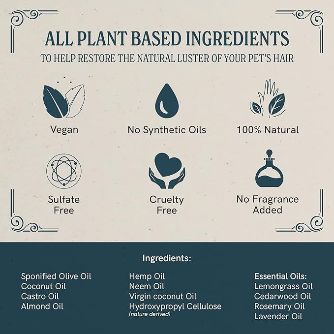 JR Liggett’s Natural Small Animal Shampoo Bar for Sensitive Skin - 100% Detergent Free, Non-GMO & Biodegradable - Tear-Free, Hypoallergenic Formula Soothes Dry Itchy Skin - 3.5 oz Bar