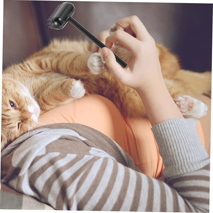 BESPORTBLE 2pcs Cat Grooming Brush Massage Scratch Pet Grooming Brush for Cats Dogs Wet Dry Hair Cleaning