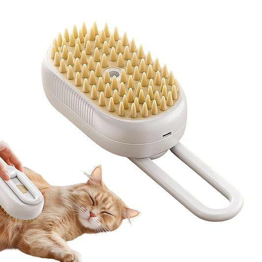 Cat Grooming Brush,Cat Shedding Brush Dog Grooming Supplies - Rechargeable Hair Remover Massage Tools for Cleaning Dematting Undercoat Removal Long Short Small Animals
