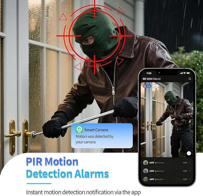 Small 4K Wireless Camera Wifi Security Camera Mini Home Indoor Outdoor Camera, Portable Smart House Dog Pet Camera Tiny Nanny Cam Office Cameras, 160 Wide Angle Night Vision Motion Detection Cams