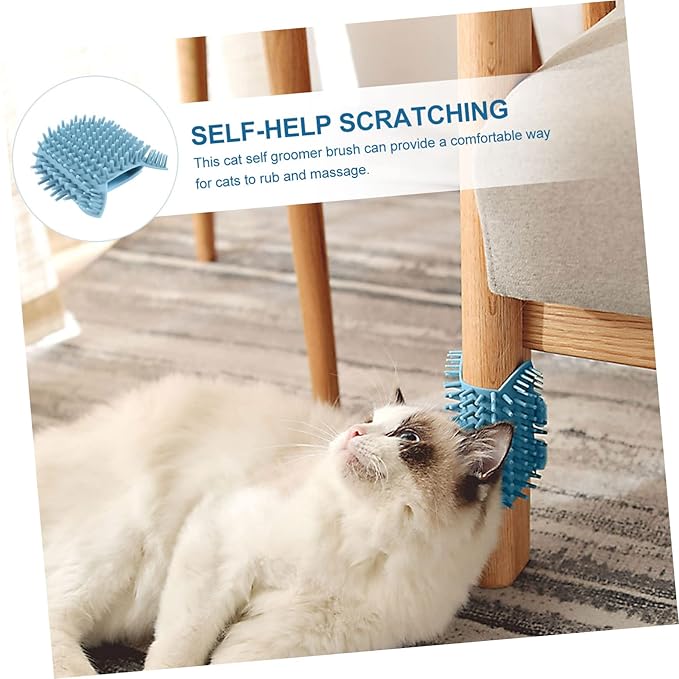 VICASKY Pet Grooming Brush Silicone Massage Brush Cat Wall Matted Fur Remover for Cats Flea Comb