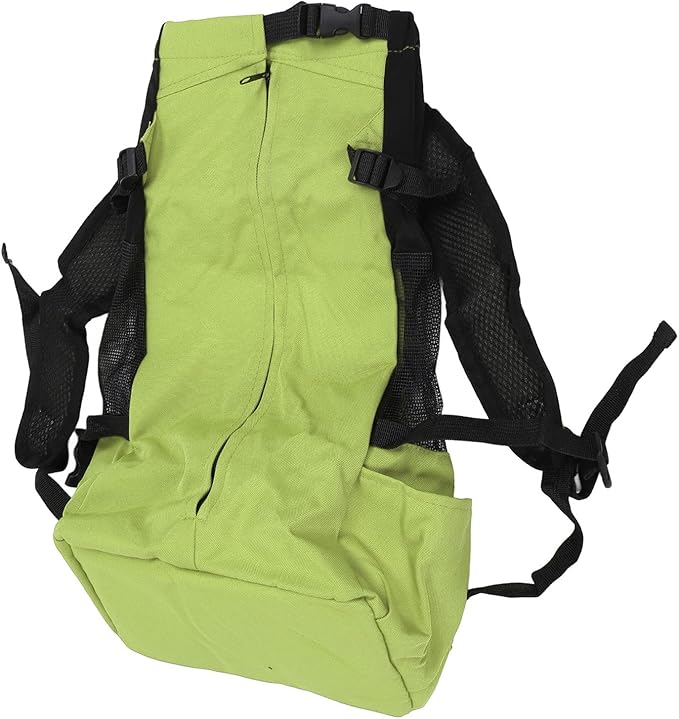 Zerodis Pet Carrier Backpack Front Back with Ventilated Mesh Hands Free for Travel Outdoor Hiking Cycling Cat Dog Supplies (Green)