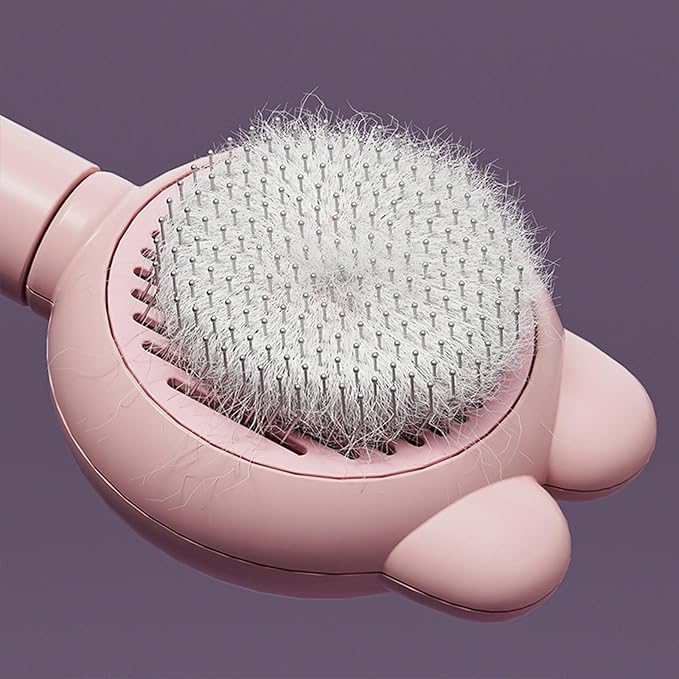 Lovely Shape Pet Comb Deshedding Brush with Easy Function Pet Grooming Accessory Hair Tool Deshedding Brush for Dog Cats
