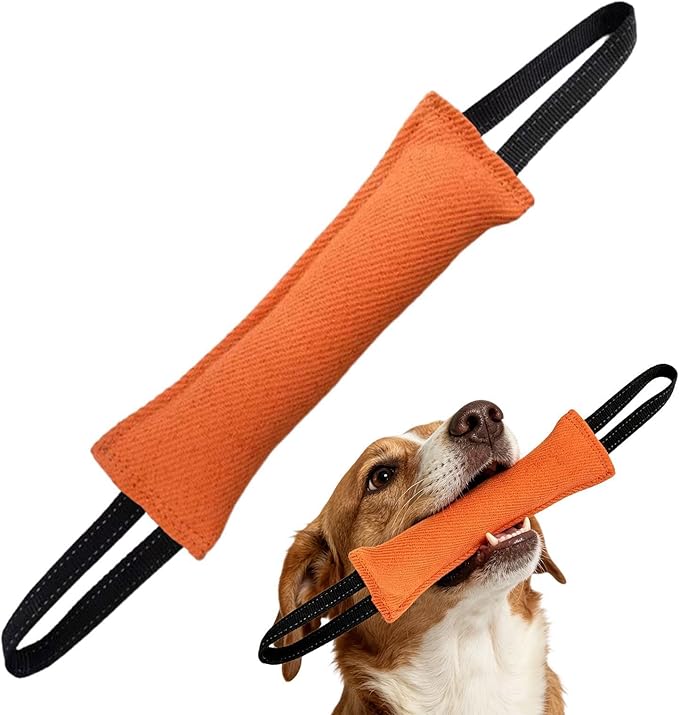 Dog Training Tool - Pet Fetch Supplies, 58x7cm Bite Resistant Dog Chew Toy for Training, Sturdy Structure with Flexible Texture, Reliable Animal Tool for Play Boosting and Pet Engaging