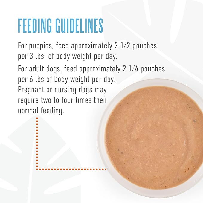 Tiki Dog Aloha Petites Puppy, Chicken with Chicken Liver & Pumpkin, Grain Free Recipe with Protein, Mousse For Small Breed Dogs and All Life Stages, 3 oz. Pouch (12 Count)
