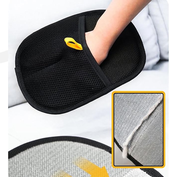 Pet Hair Removal Glove for Cats & Dogs, 2025 New Upgrade Cat Grooming Gloves, Reusable Double Sided Electrostatic Pet Hair Remover for Dogs Bathing for Couch, Furniture, Carpet (B-1 PC)