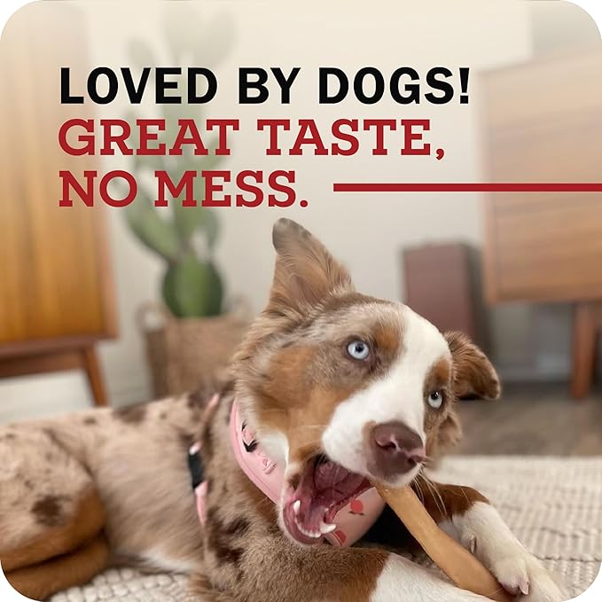 Redbarn Pet Products All-Natural Small 6" Beef Collagen Sticks for Dogs - Long Lasting Low-Odor Alternative to Traditional Rawhide & Bully Sticks - Supports Healthy Joints, Skin, & Coat - 5 Pack
