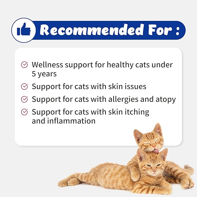 Wellness&Skin Support Echo for Kitty - 12 Health Benefits/Itching, Atopy, Allergy, Inflammation (54g)