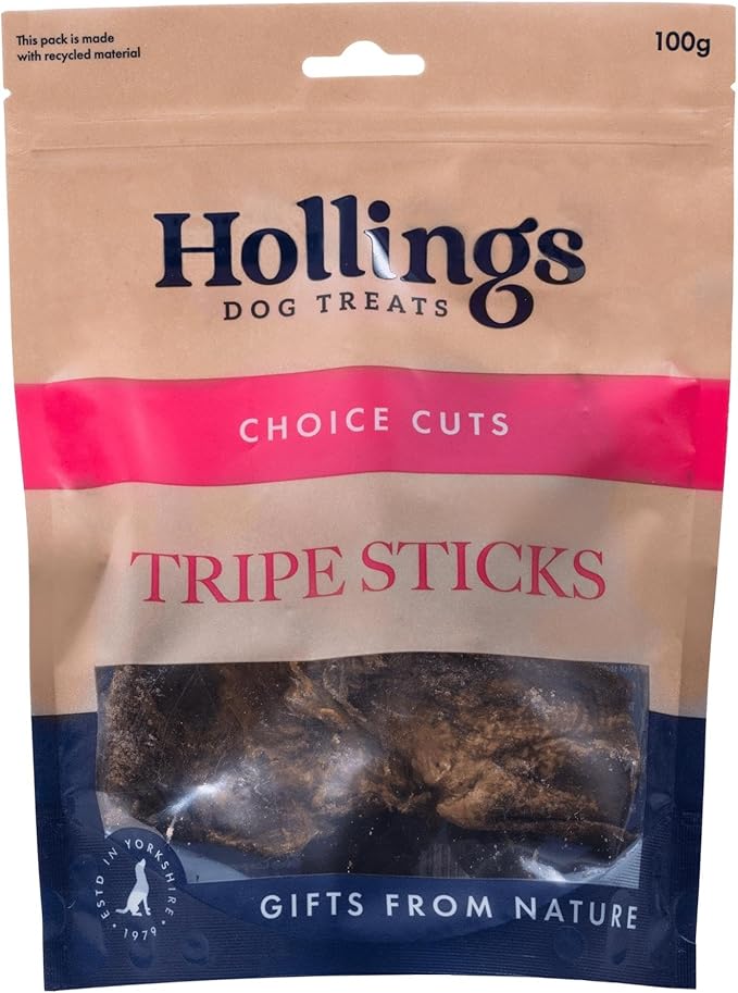 Hollings Tripe Sticks for Dogs 100g