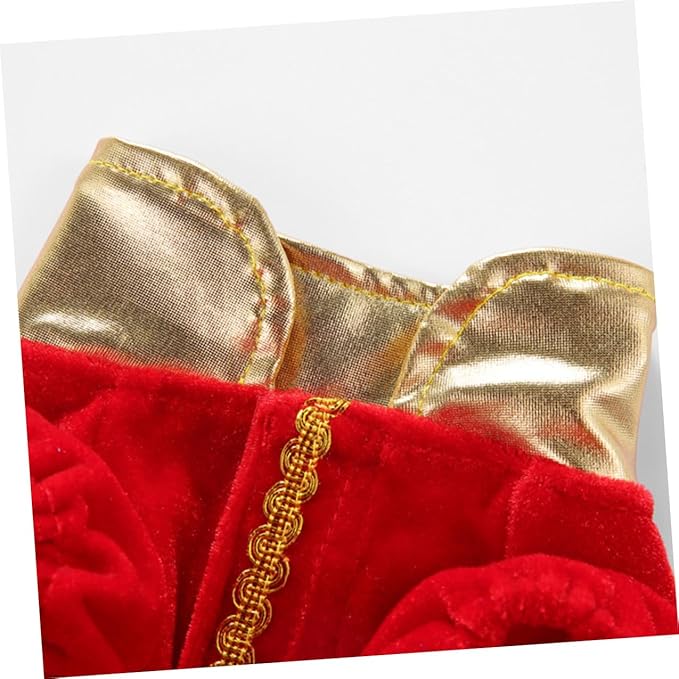 Alasum Pet Christmas Dog Costume Red Funny Halloween Creative Mini Dog Clothes L Holiday Pet Supply Apparel