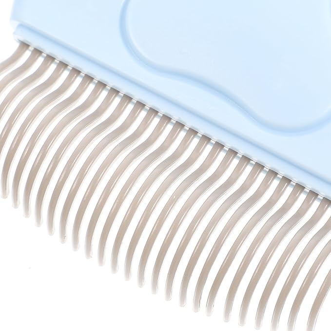 ERINGOGO 2Pcs Cat Paw Design Pet Grooming Combs with Stainless Steel Bristles for Hair Removal and Shedding Control Ergonomic Hair Tool for Cats and Dogs Comfortable Grip for Indoor Use