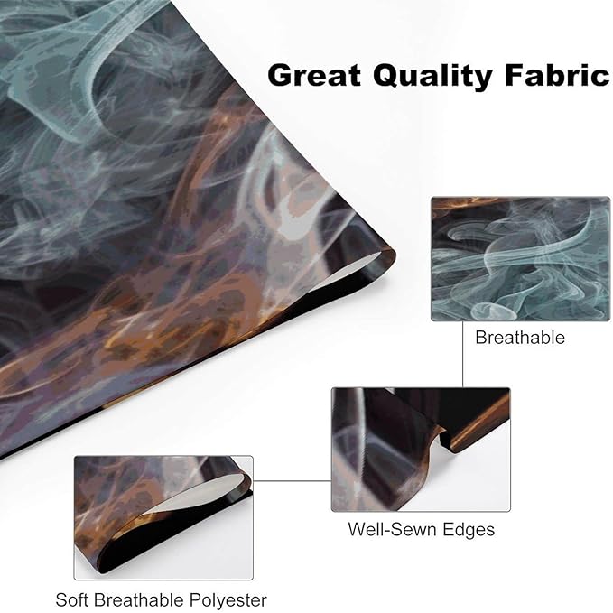 Dog Bandana Spring Pet Scarf Adjustable Triangle Psychedelic Smoke Printing Dog Bib Washable Polyester Puppy Bandana for Small Medium Large Dogs Cat Birthday Party Supplies