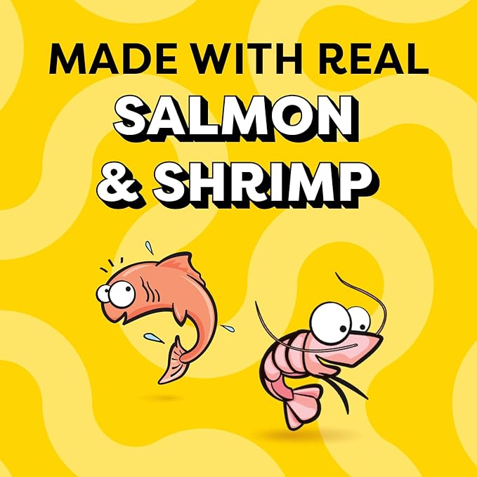 Temptations Creamy Puree Squeezable Lickable Cat Treats, Wet Cat Treats with Salmon and Shrimp, 0.42 oz. Tubes, 4 Count, Pack of 11 (44 Total)
