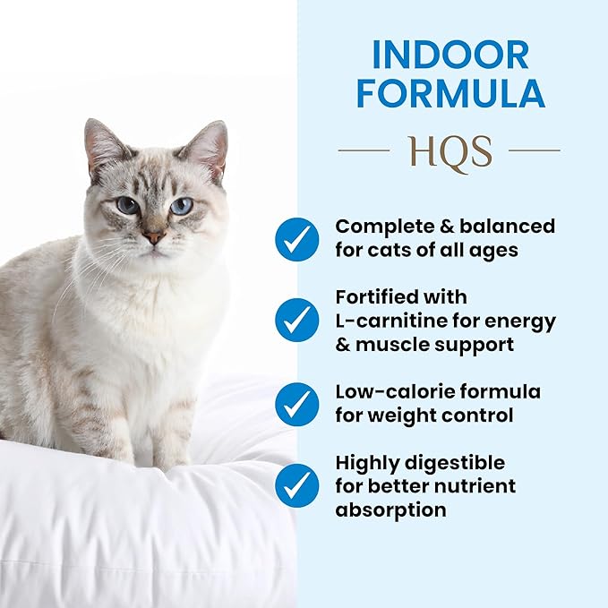 almo nature HQS Supportive Indoor Shredded HQS Chicken Formula in Gravy Wet Cat Food, 1.77-oz can, case of 6
