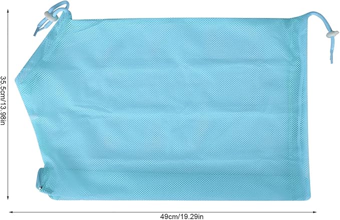 Cat Grooming Bathing Mesh Bag Premium Control Restraint Essential Tool for Cat Lovers (Sky Blue)