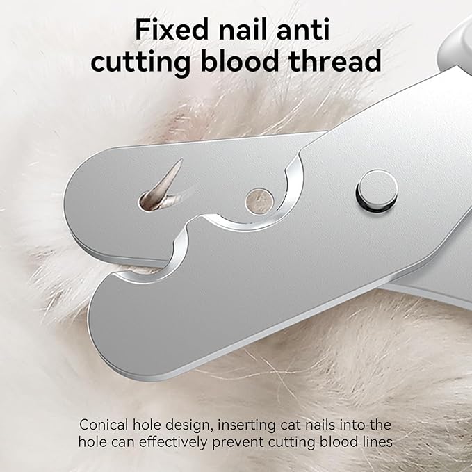 Nail Clippers for Cats - Claw Scissors for Pet,Splash-Proof Puppy Claw Trimmer - for Cats Dogs Grooming Veterinary Home Indoor Outdoor Travel Camping