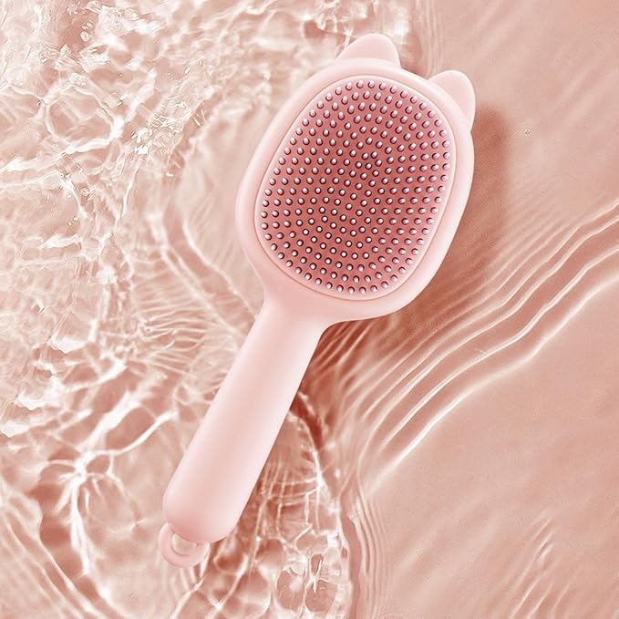 Cat Grooming Brush | Gentle Cleaning Massage Tool - Pet Comb Massage Bath Brush,for Bathing Indoor Washing Wet Outdoors Kitten Puppy Dog