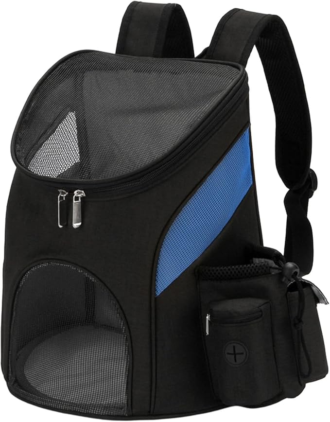 Backpack Adjustable Outdoor Carrier Front for Small Cats Portable Travel Foldable Pet Supplies Bag Carriers Backpacks Bags for Carrying Large Breathable