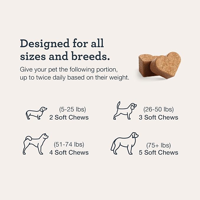 Kradle Probiotic Chews for Dogs - 3-in-1 with Prebiotic Postbiotic Digestive Support - Support Gut Health for Dogs with Occasional Diarrhea Salmon Flavor - 90 Chews