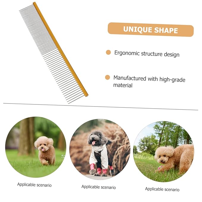 Portable Multi-function Pet Comb for Dogs and Cats Ergonomic Design Lightweight Easy to Carry Rounded Needle for Gentle Grooming Daily Use Tool for Pet Owners
