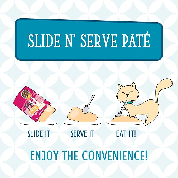 Weruva Cats in The Kitchen Paté, The Karate Kitty with Beef & Salmon, 3oz Pouch (Pack of 12)