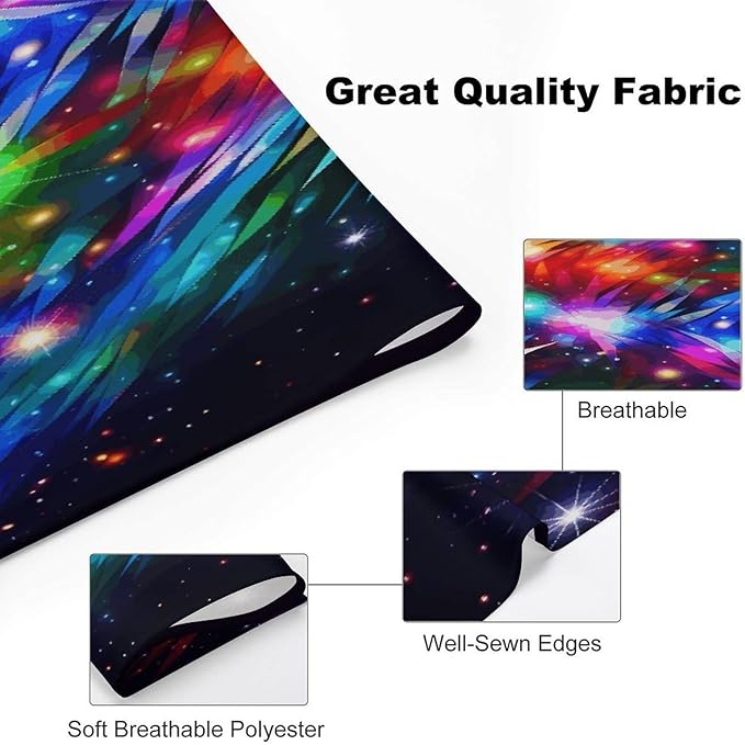 Dog Bandana Spring Pet Scarf Adjustable Triangle Bright Beautiful Colorful Art Printing Dog Bib Washable Polyester Puppy Bandana for Small Medium Large Dogs Cat Birthday Party Supplies