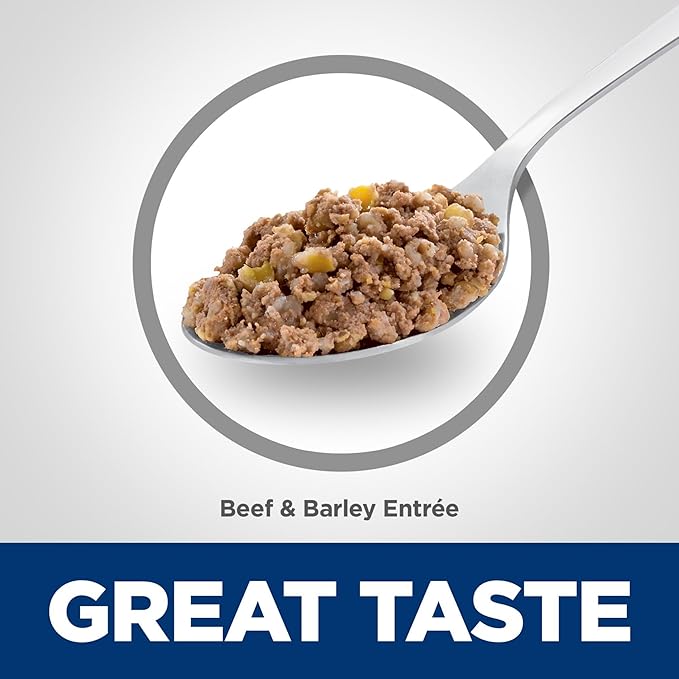 Hill's Science Diet Adult 1-6 Premium Nutrition Wet Dog Food, Beef & Barley, 5.8 oz. Cans, 24-Pack