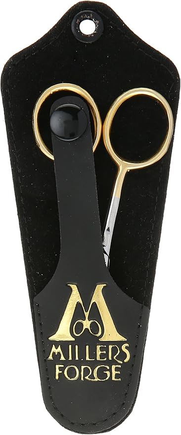 Millers Forge Feather Light Ear/Nose Ball Tip Straight Shear, 4-Inch