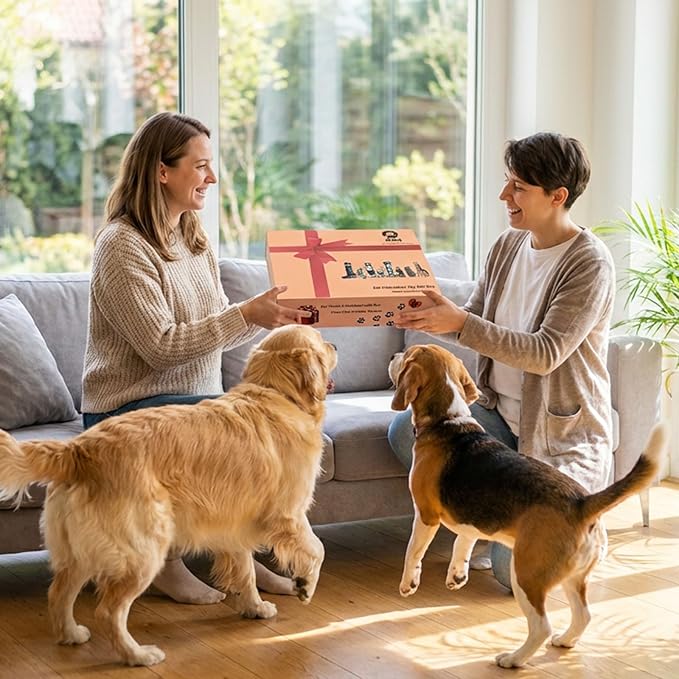 AiVIE Puppy Starter 10-Piece Set | Dog Gift Basket, Pet Gift Box & Interactive Toy Pack,Perfect for New Puppy Welcomes,Birthdays & Christmas,Memorial Day—Pet Gifts for Doggie Lovers