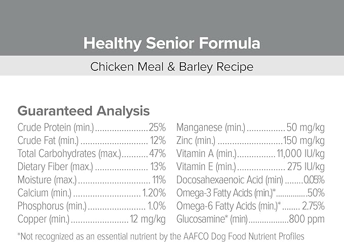 ENTRUST Senior Dog Food | Chicken & Barley | Enriched with Super Foods, Antioxidants and Probiotics | No Wheat or Soy | 33 Pound Bag