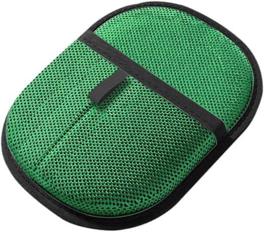 HouseVibe Pet Hair Removal Glove for Cats Dogs Grooming Deshedding Brush Animal Fur Removal Tool for Pet Beds Puppy Clothes Rugs 9.45x6.30 inch- Green