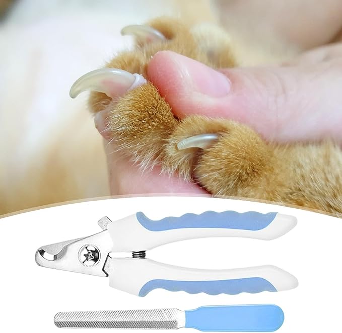 Nail Cutter for Dogs,Safety Grooming Pet Supplies - Nail Trimmers for Dogs with Guard | for Home Indoor Travel All Breeds Seniors Puppy Kitten