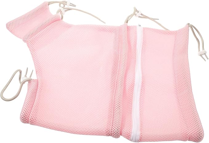 SUPVOX Cat Bathing Bag Adjustable Mesh Cat Wash Bag for Easy Grooming Nail Trimming for Stress Bathing and Drying