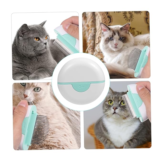 Toyvian Cat Stripping Tool Cat Grooming Comb for Matted Fur Cleaning Tool Massage Brush