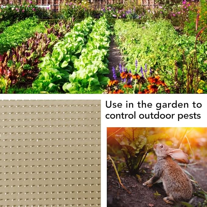 RESILIA Furniture Protector Pet Deterrent Tiles - Pet-Free Training Mat, for Cats, Dogs, Rabbits, Indoor and Outdoor Use, Beige Color, 21 Inches x 19 Inches, 8 Pack
