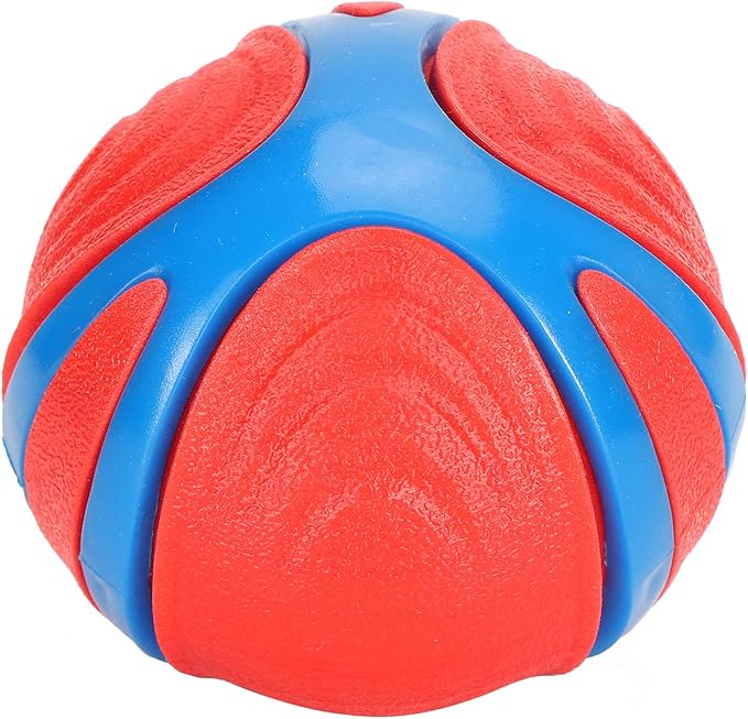 Puppy Chew Toy Solid Dog Balls, 3.5 Inch Bite Trainer Ball - Durable Flexibility, Interactive Pet Chewing Supplies for Anxiety Relief