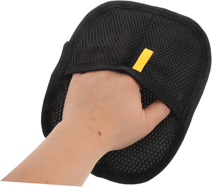 POPETPOP 2pcs Cat Grooming Gloves Dual-Sided Brush Pet Hair Removal Mittens for Cats Dogs Easy Cleaning Ergonomic Design