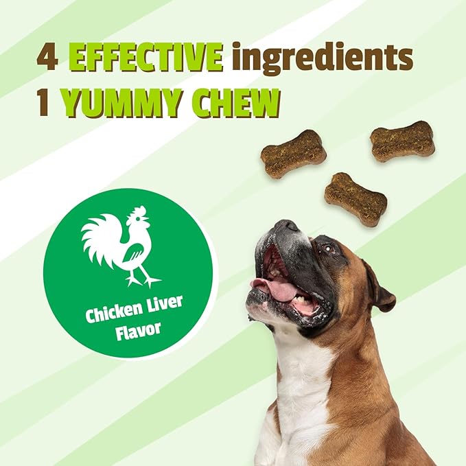 Pet Naturals Lawn Aid Dog Urine Neutralizer for Lawn - 60 Chicken-Flavored Chews - Healthy Dog Treats for PH Balance in Urine Maintain Green Grass and Support Bladder & Urinary Tract Healthâ€‹