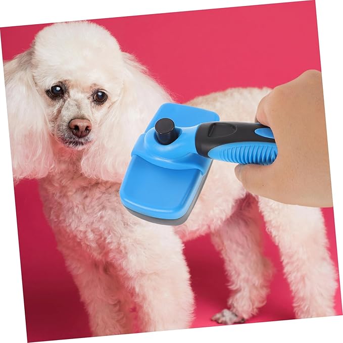 KESYOO Cat Grooming Brush Self- Pet Hair Removal Tool for Dogs and Cats Ergonomic Design for Daily Use for Shedding and De-shedding