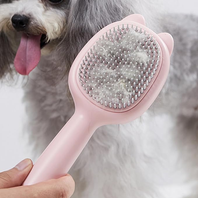 Cat Grooming Brush | Gentle Cleaning Massage Tool - Pet Comb Massage Bath Brush - for Bathing Indoor Washing Wet Outdoors Kitten Puppy Dog