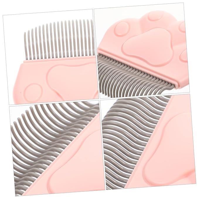 SUPVOX 2pcs Cat Grooming Combs for Removal Bristle Design Lightweight Portable for Cats Dogs