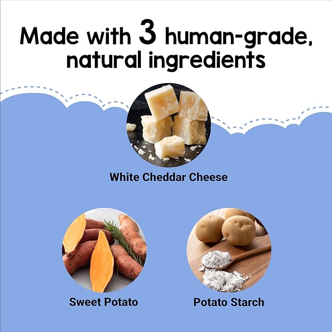 Flavors Food Topper for Dogs, White Cheddar Recipe, 6-Ounce, Pack of 2