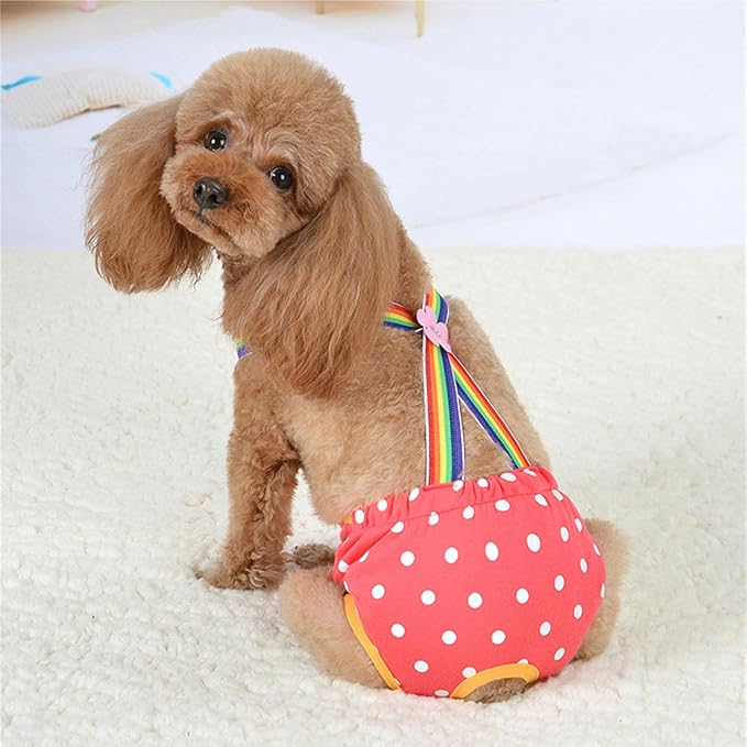 Female Dog Sanitary Panties Diaper Pantie Diapers Washable Underwears SkinFriendly Period Shorts Supply Pet Diaper Sanitary Panties