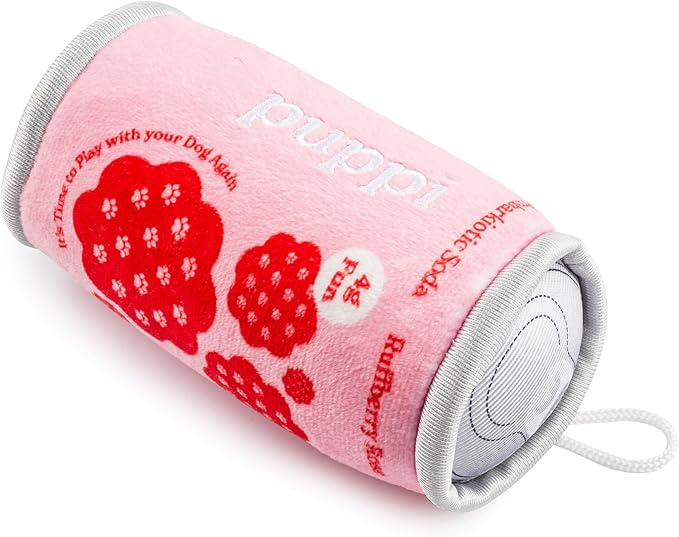 Haute Diggity Dog Puppi Ruffberry Rose Plush Dog Toy for Small, Medium & Large Dogs, Interactive Funny Parody Squeaky Toys, Soft, Durable, Machine-Washable, Safe & Cute Birthday Gift for Dogs