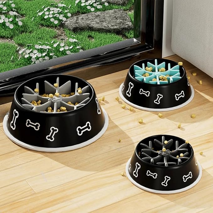 Dog Bowl Slow Feeding Anti-Chock Puppy Food Dispenser Feeding Bowl Pet Supplies