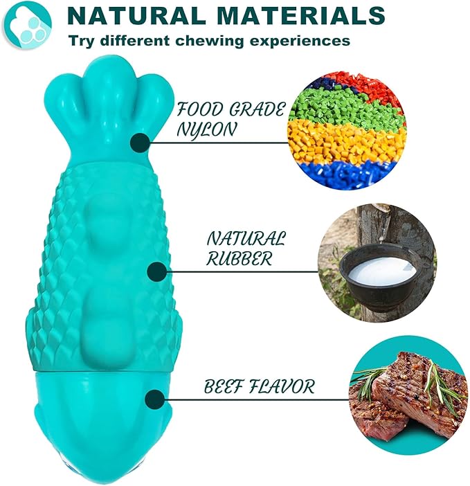 BoYoYo Interactive Dog Puzzle Toy for Smart, Squeaky Indestructible Dog Toys for Aggressive Chewers, Pet Supplies