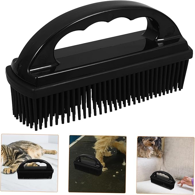 Silicone Pet Hair Defloating Brush for Efficient Cleaning of Beds Sofas Carpets and Car Seats Durable Easy to Clean for Dog and Cat Grooming