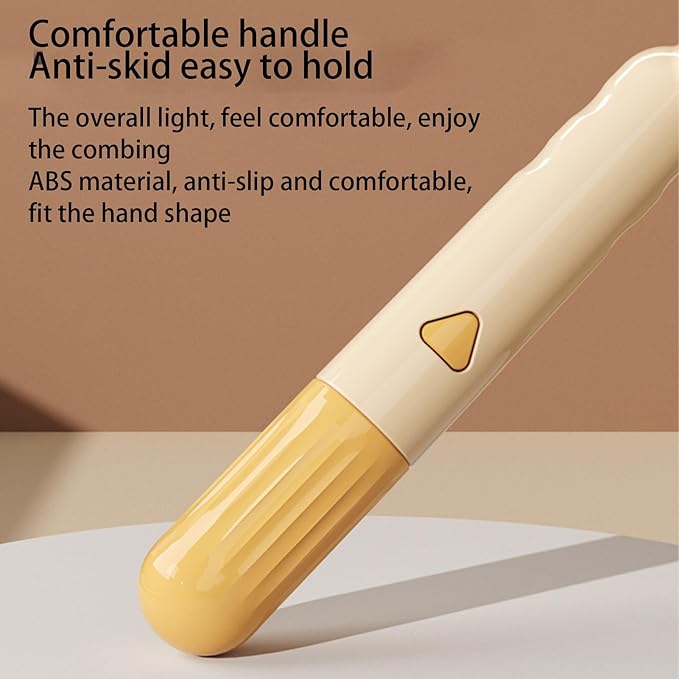 Pet Knotting Comb for Dogs, Cat Grooming Comb for Hair Knots, Puppy Grooming Combs, Pet Hair Remover Combs, Flea Cleaning Brush with Button Function